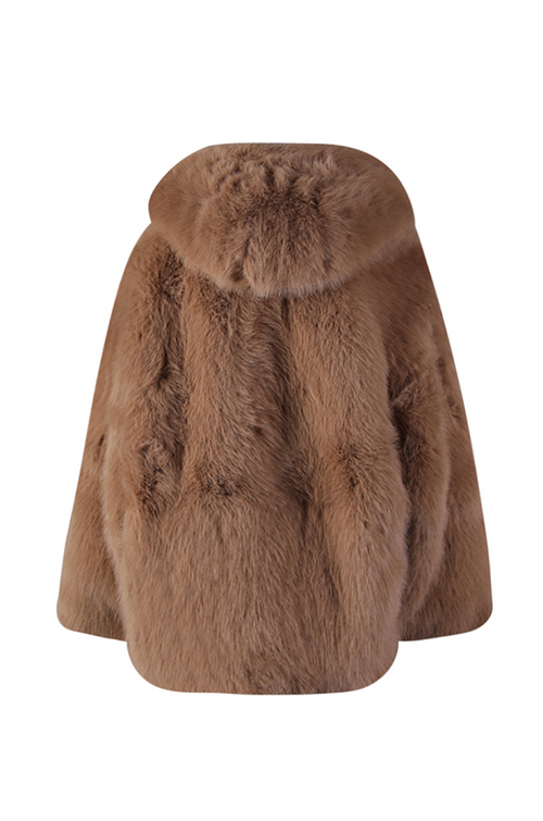 Aurora Luxe Faux Fur Hooded Jacket