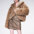 Aurora Luxe Faux Fur Hooded Jacket