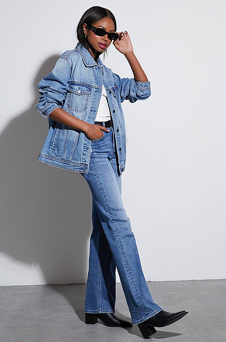 'Givari' Denum Jacket Set