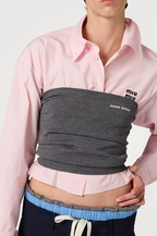 Miu Miu Knit Bandeau Layering Top