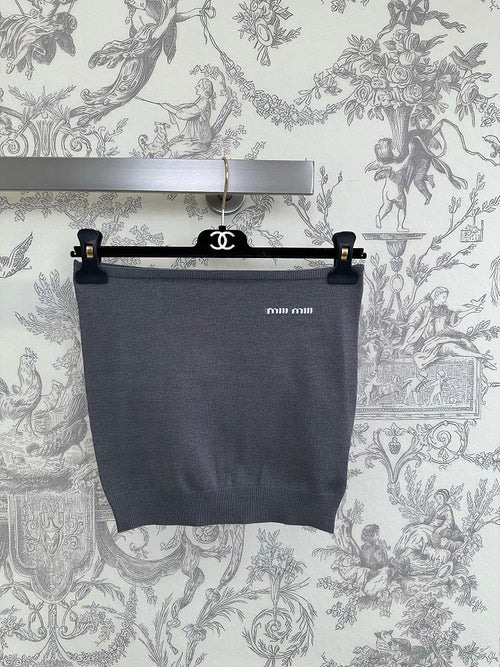 Miu Miu Knit Bandeau Layering Top