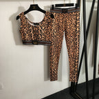 D&G Leopard Legging Pants Set