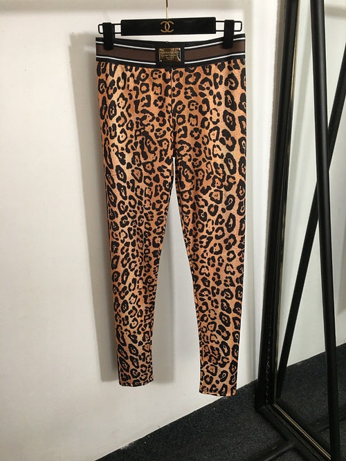 D&G Leopard Legging Pants Set