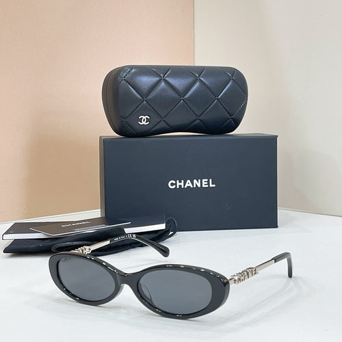 Chanel Oval CC Logo Sunglasses