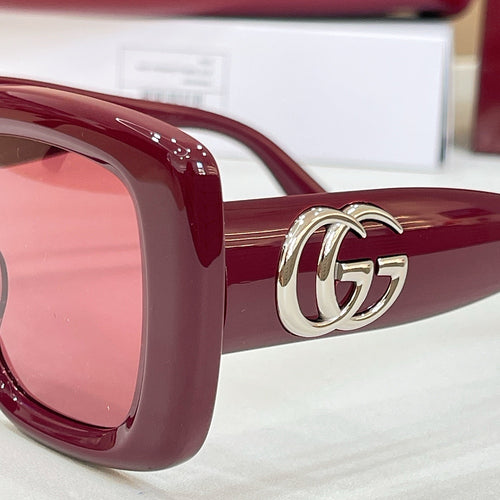 Gucci GG Logo Oversized Square Sunglasses