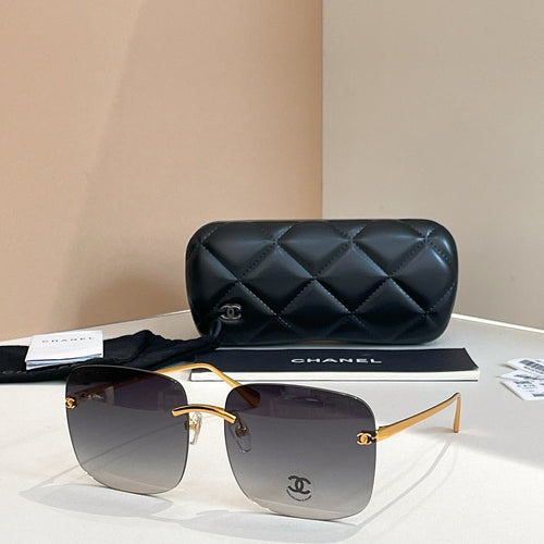 Chanel Rimless Square Gradient Sunglasses – Signature CC Edition