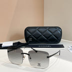 Chanel Rimless Square Gradient Sunglasses – Signature CC Edition