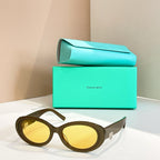 Tiffany & Co. Oval Luxe Chain Sunglasses