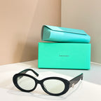 Tiffany & Co. Oval Luxe Chain Sunglasses