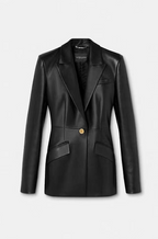 Versace Medusa Leather Blazer Jacket