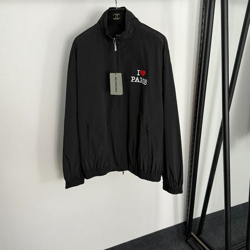 Balenciaga “I ♥ Paris” Embroidered Jacket