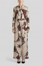Gucci Plume Éclipse Silk Trouser Set