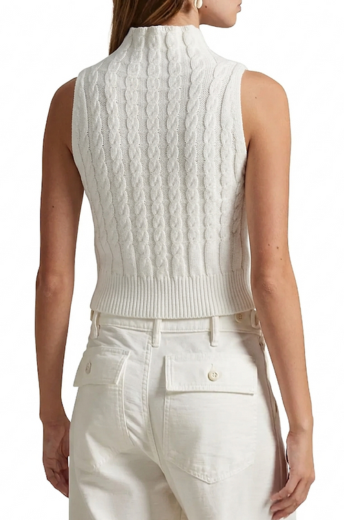 Miu Miu Côte Ivoire Cable Knit Tank