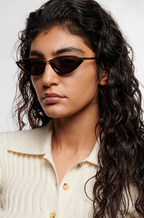 Bottega Veneta Cat-Eye Metal & Acetate Sunglasses