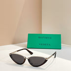 Bottega Veneta Cat-Eye Metal & Acetate Sunglasses