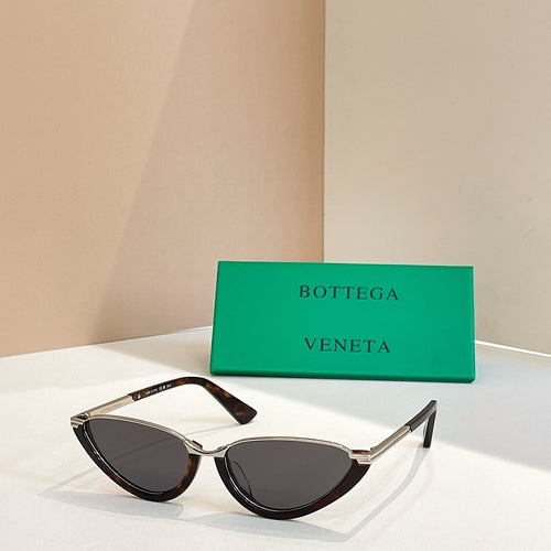 Bottega Veneta Cat-Eye Metal & Acetate Sunglasses