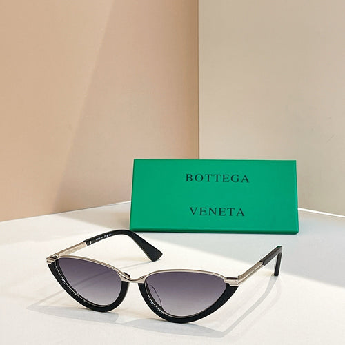 Bottega Veneta Cat-Eye Metal & Acetate Sunglasses