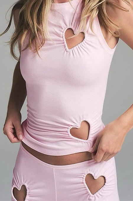 'Top of Hearts' 2pc Pants Set