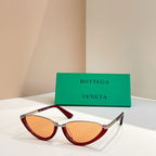 Bottega Veneta Cat-Eye Metal & Acetate Sunglasses