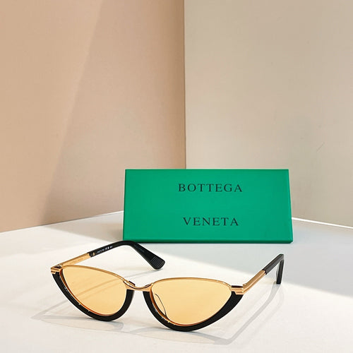 Bottega Veneta Cat-Eye Metal & Acetate Sunglasses
