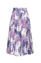 Dolce & Gabbana Wisteria Print Midi Skirt