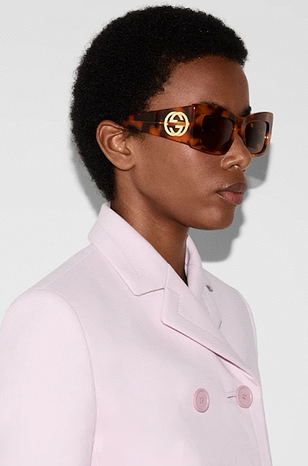 GG Square Frame Sunglasses