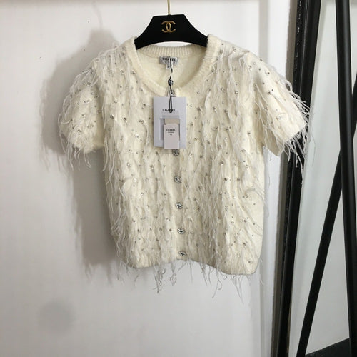 CC Feathered Cardigan
