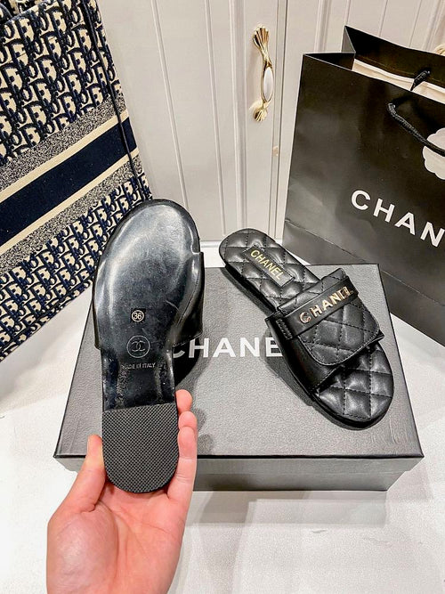 CC Quilted Mule Sandals