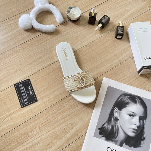 CC Pearled Mule Sandal (Limited sizes)