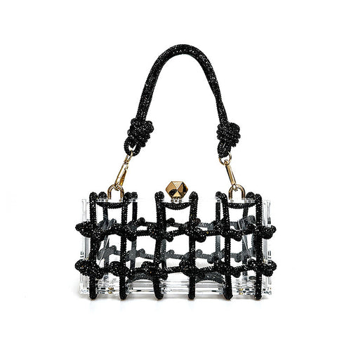 Virelle Crystal Framework Minaudière