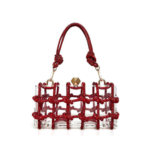 Virelle Crystal Framework Minaudière
