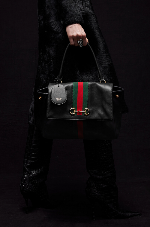 Gucci “Paparazzo” Medium Top Handle Bag