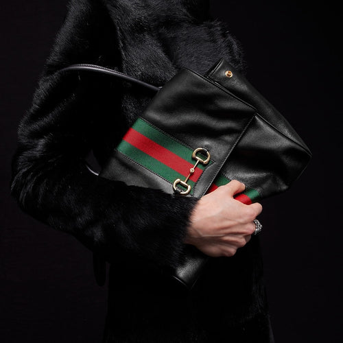 Gucci “Paparazzo” Medium Top Handle Bag