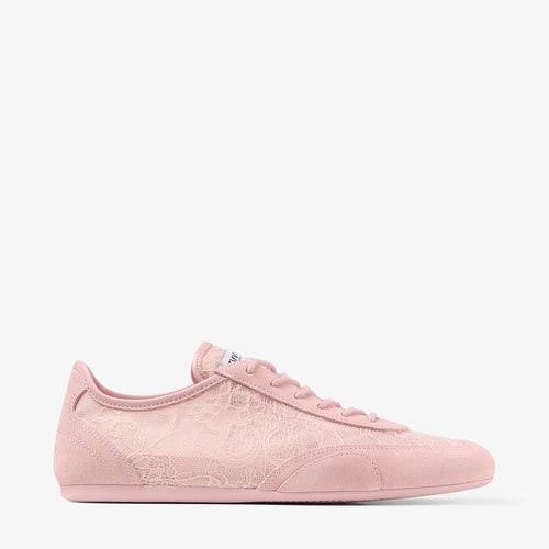 Jimmy Choo “Lumière Dentelle” Lace Low Top Trainers