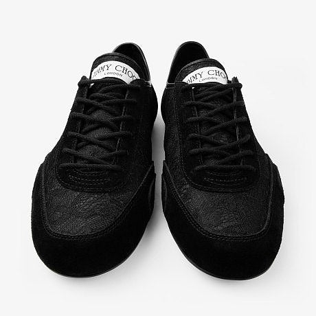 Jimmy Choo “Lumière Dentelle” Lace Low Top Trainers