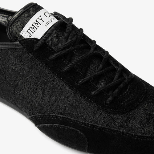 Jimmy Choo “Lumière Dentelle” Lace Low Top Trainers