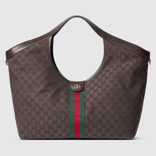 Gucci “Giglio” Oversized Heritage Hobo Bag
