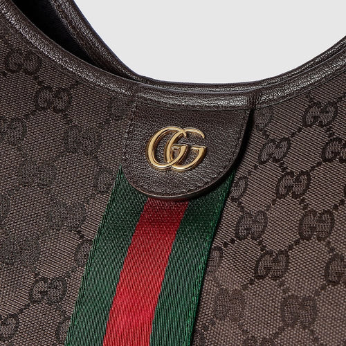 Gucci “Giglio” Oversized Heritage Hobo Bag