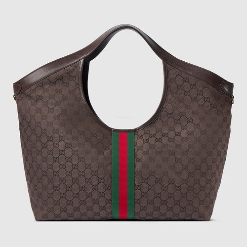 Gucci “Giglio” Oversized Heritage Hobo Bag