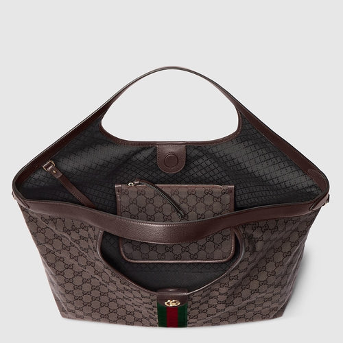 Gucci “Giglio” Oversized Heritage Hobo Bag