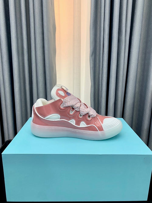 Leather Curb Sneakers