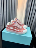 Leather Curb Sneakers