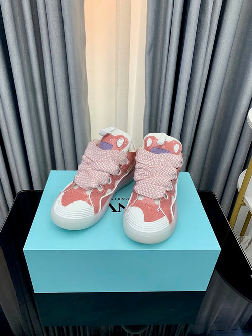 Leather Curb Sneakers