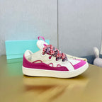 Leather Curb Sneakers