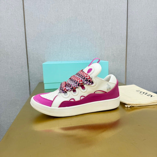 Leather Curb Sneakers