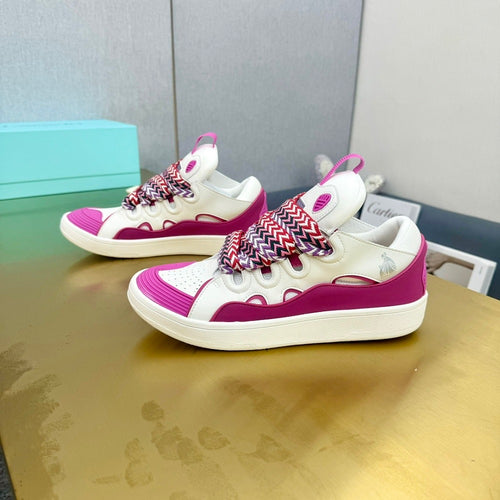 Leather Curb Sneakers