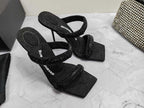 Alexander Wang Crystal Tubular Sandal Heels