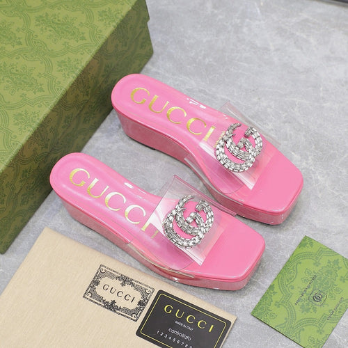 GG Wedge Sandals