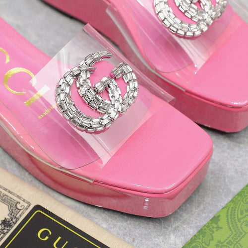GG Wedge Sandals