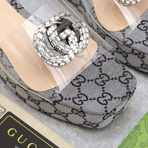 GG Wedge Sandals